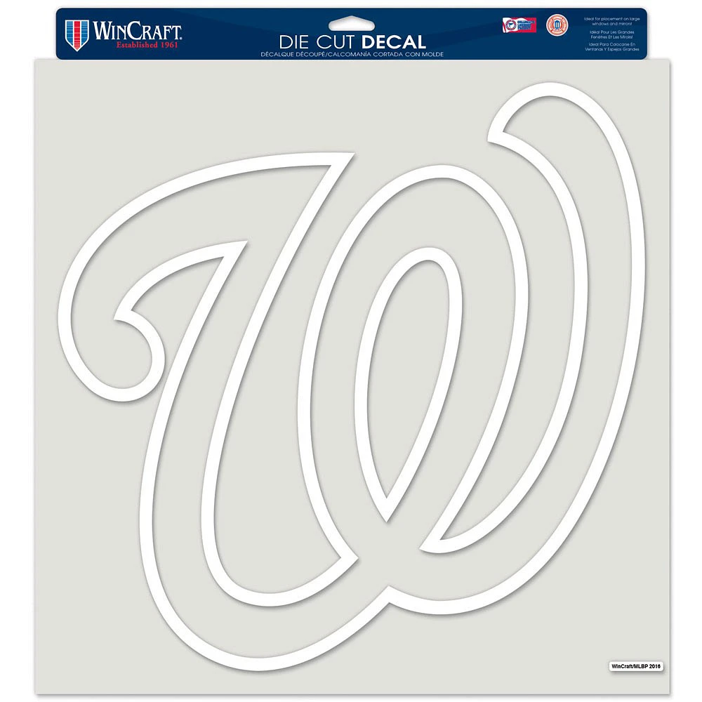 WinCraft Washington Nationals 17" x 17" Perfect Cut Decal