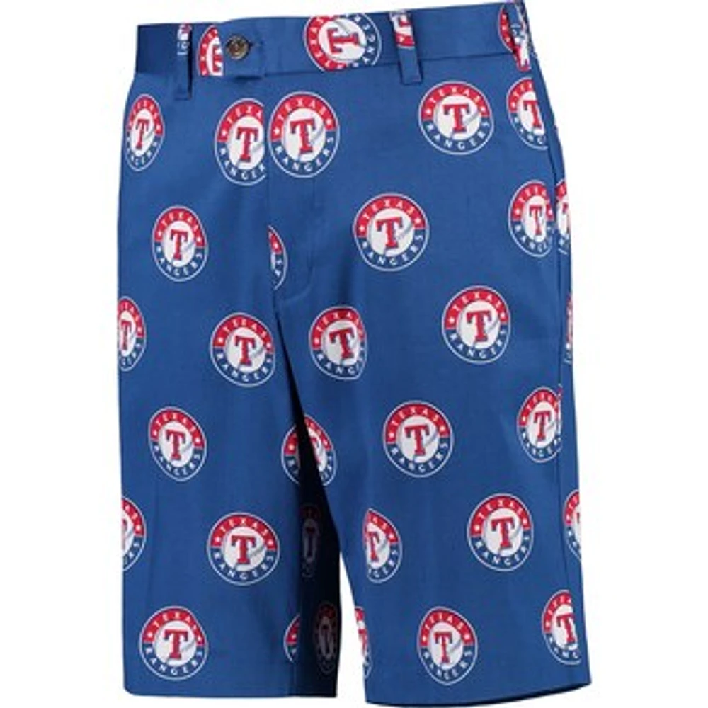 Men's Loudmouth Royal Texas Rangers Shorts