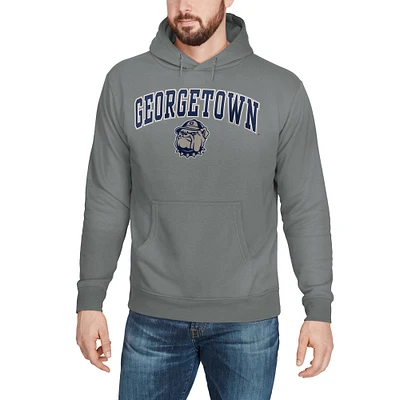 Men's Fanatics Charcoal Georgetown Hoyas Campus Pullover Hoodie