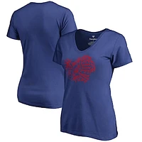 Women's Royal Real Salt Lake Hometown Collection Believe V-Neck T-Shirt
