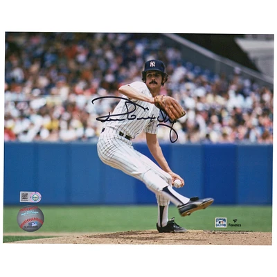 Ron Guidry New York Yankees Autographed 8" x 10" Pitching Photograph