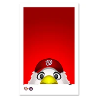 Washington Nationals 11" x 17" Minimalist Screech Wall Art