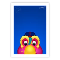 Cleveland Indians 14" x 20" Minimalist Slider Mascot Wall Art
