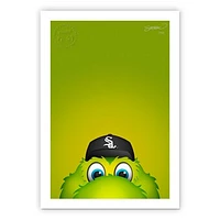 Chicago White Sox 14" x 20" Minimalist Southpaw Mascot Wall Art