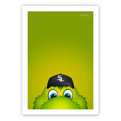 Chicago White Sox 14" x 20" Minimalist Southpaw Mascot Wall Art