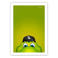 Chicago White Sox 14" x 20" Minimalist Southpaw Mascot Wall Art