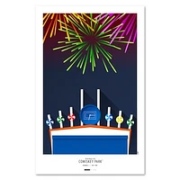 Chicago White Sox 11" x 17" Minimalist Comiskey Park Wall Art