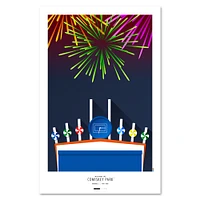 Chicago White Sox 11" x 17" Minimalist Comiskey Park Wall Art
