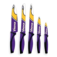 Woodrow Minnesota Vikings 5-Piece Stainless Steel Cutlery Knife Set