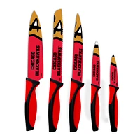 Woodrow Chicago Blackhawks 5-Piece Stainless Steel Cutlery Knife Set