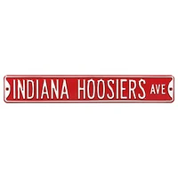 Crimson Indiana Hoosiers 6" x 36" Assembly Hall College Ave Street Sign