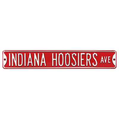 Crimson Indiana Hoosiers 6" x 36" Assembly Hall College Ave Street Sign