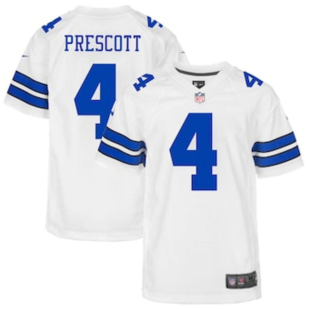 Youth Nike Dak Prescott White Dallas Cowboys Game Jersey