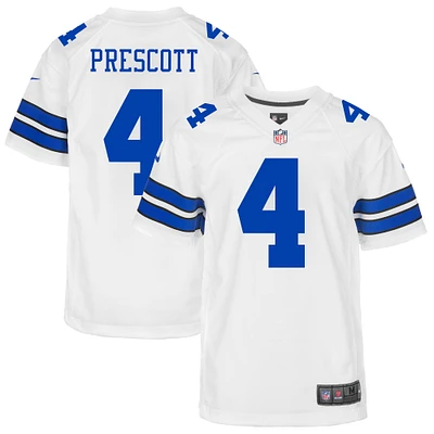 Youth Nike Dak Prescott White Dallas Cowboys Game Jersey