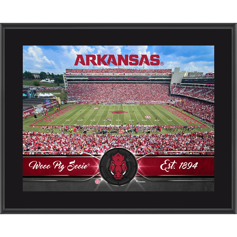 Arkansas Razorbacks 10.5" x 13" Sublimated Team Plaque