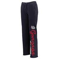 Women's Navy Gonzaga Bulldogs Cozy Fleece Sweatpants