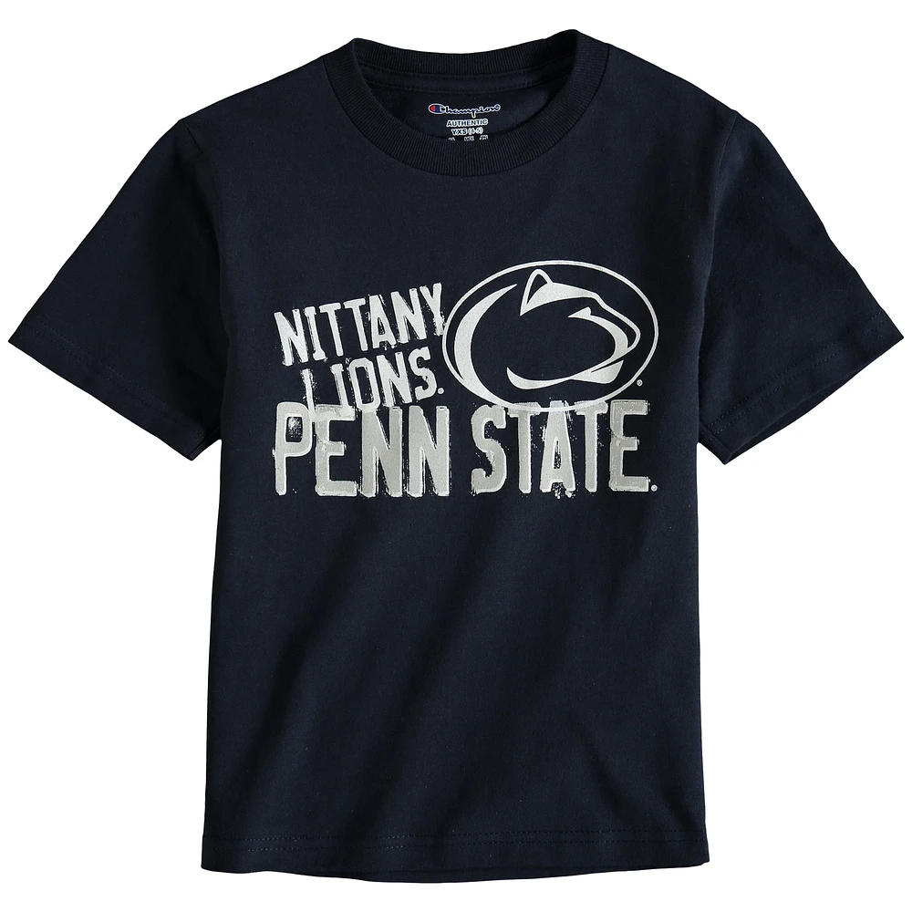 Youth Champion Navy Penn State Nittany Lions Team Chant T-Shirt