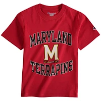 Youth Champion Red Maryland Terrapins Circling Team Jersey T-Shirt