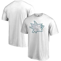 Men's White San Jose Sharks Whiteout T-Shirt