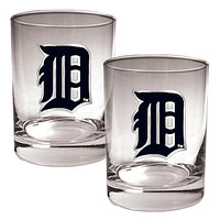 Detroit Tigers 10oz. Rocks Glass Set