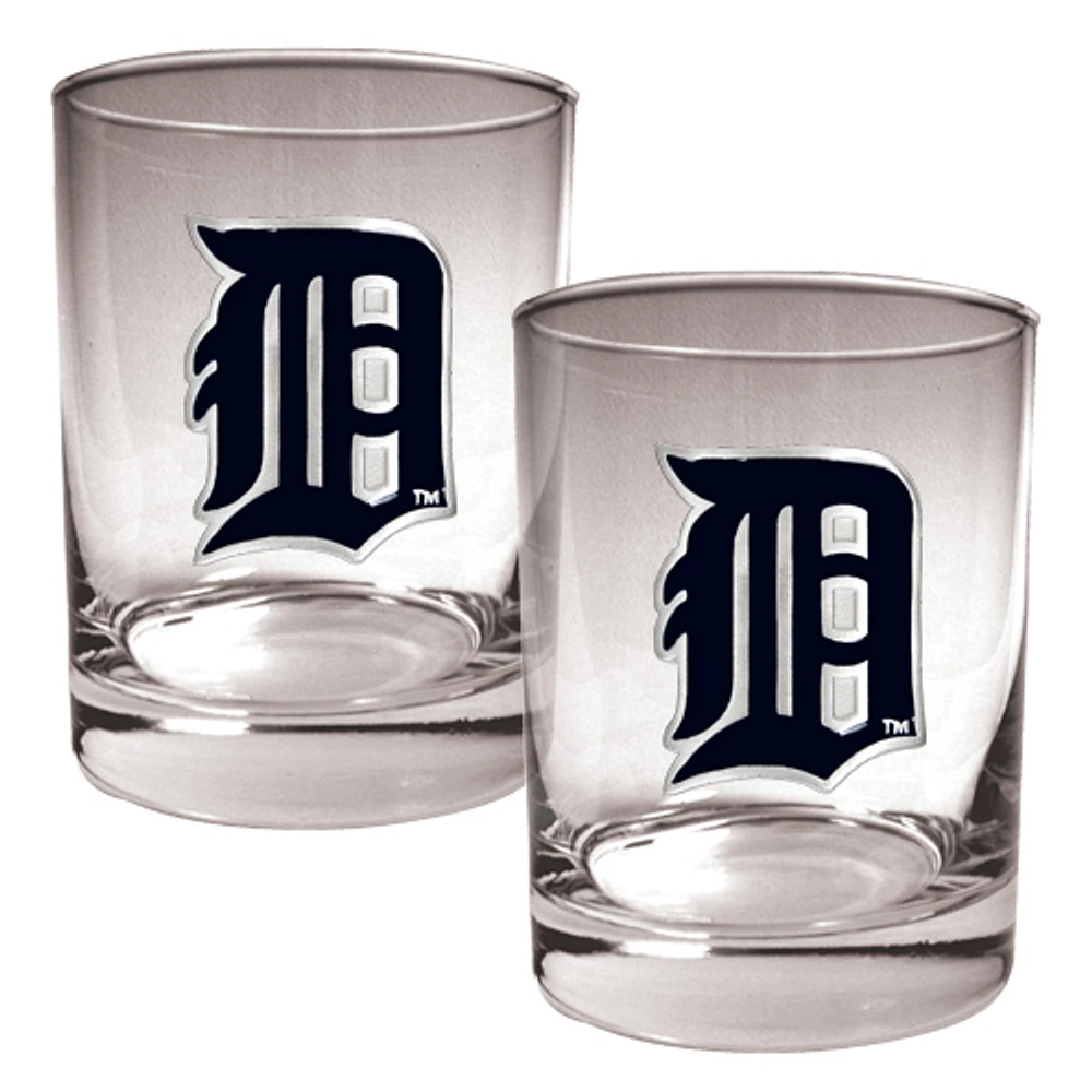 Detroit Tigers 10oz. Rocks Glass Set