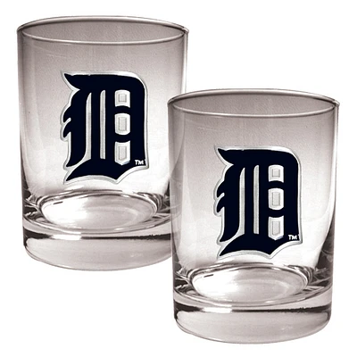 Detroit Tigers 10oz. Rocks Glass Set
