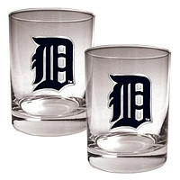 Detroit Tigers 10oz. Rocks Glass Set