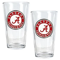 Alabama Crimson Tide 16oz. Pint Glass Set