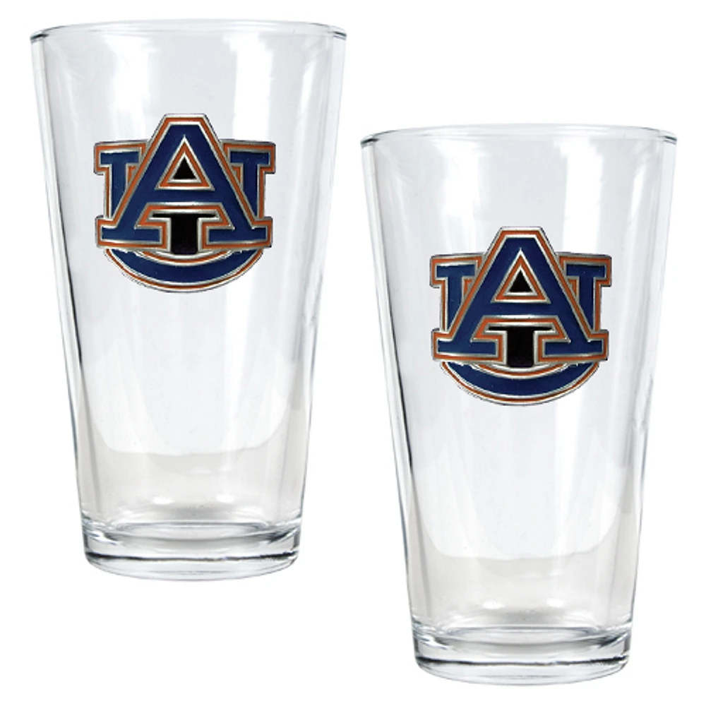 Auburn Tigers 16oz. Pint Glass Set