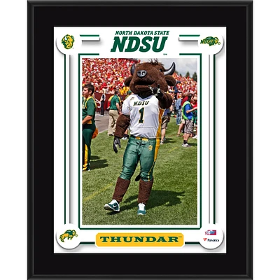 North Dakota State Bison 10.5" x 13" Thundar Sublimated Mascot Plaque