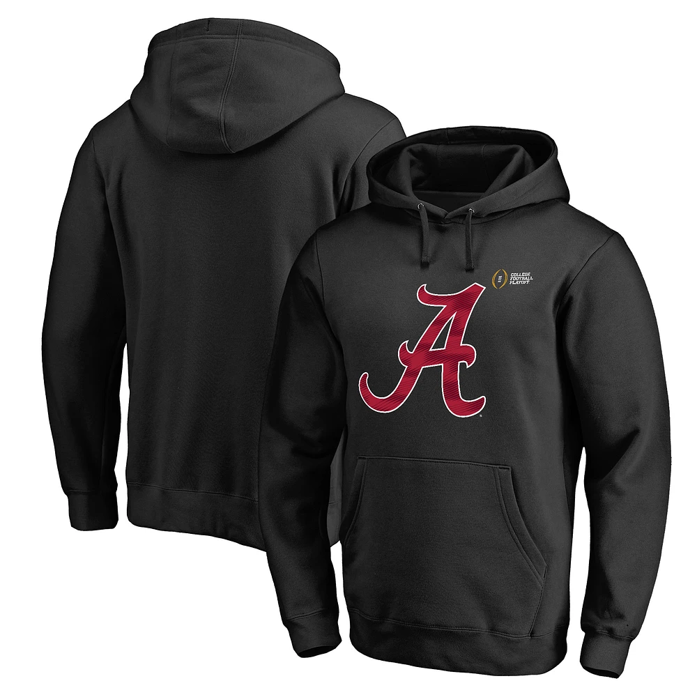 Men's Fanatics Black Alabama Crimson Tide 2016 College Football Playoff Bound Vital Pullover Hoodie