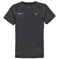 Youth Nike Anthracite Texas Longhorns BCS Dri-FIT Coaches Tee