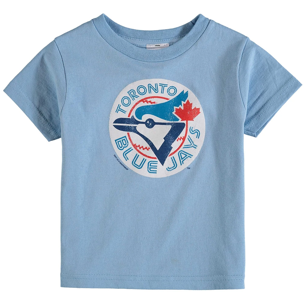 Toddler Soft As A Grape Light Blue Toronto Blue Jays Cooperstown Collection Shutout T-Shirt