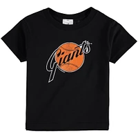 Toddler Soft As A Grape Black San Francisco Giants Cooperstown Collection Shutout T-Shirt