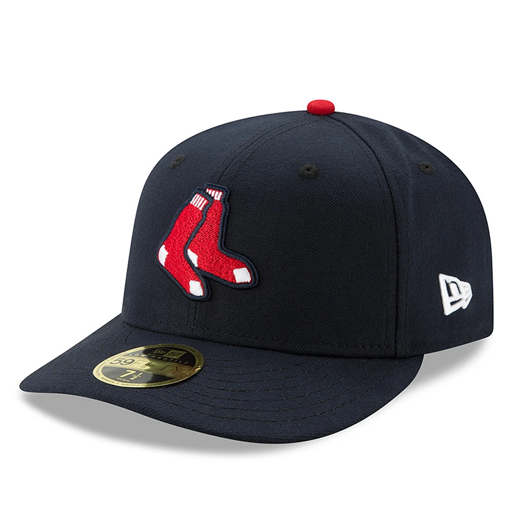 Men's New Era Navy Boston Red Sox Alternate Authentic Collection On-Field Low Profile 59FIFTY Fitted Hat