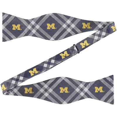 Navy Michigan Wolverines Rhodes Self-Tie Bow Tie