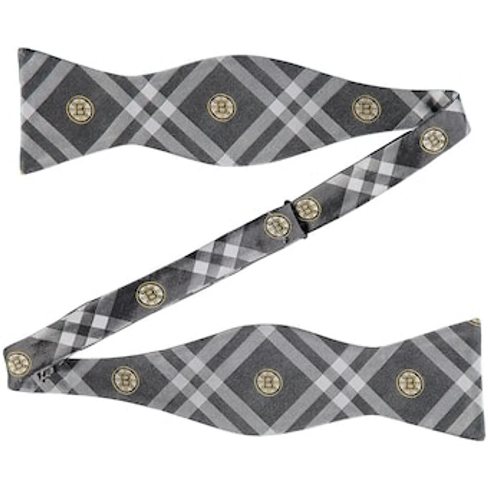 Black Boston Bruins Rhodes Self-Tie Bow Tie