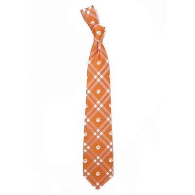 Men's Orange Clemson Tigers Rhodes Tie