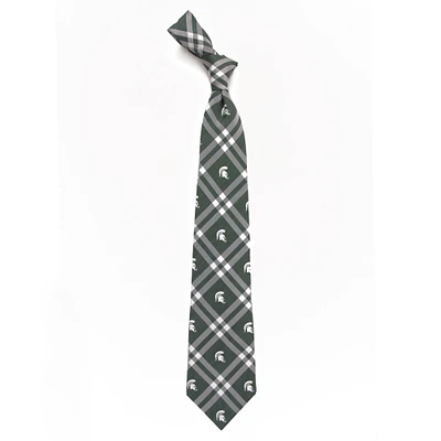 Men's Green Michigan State Spartans Rhodes Tie