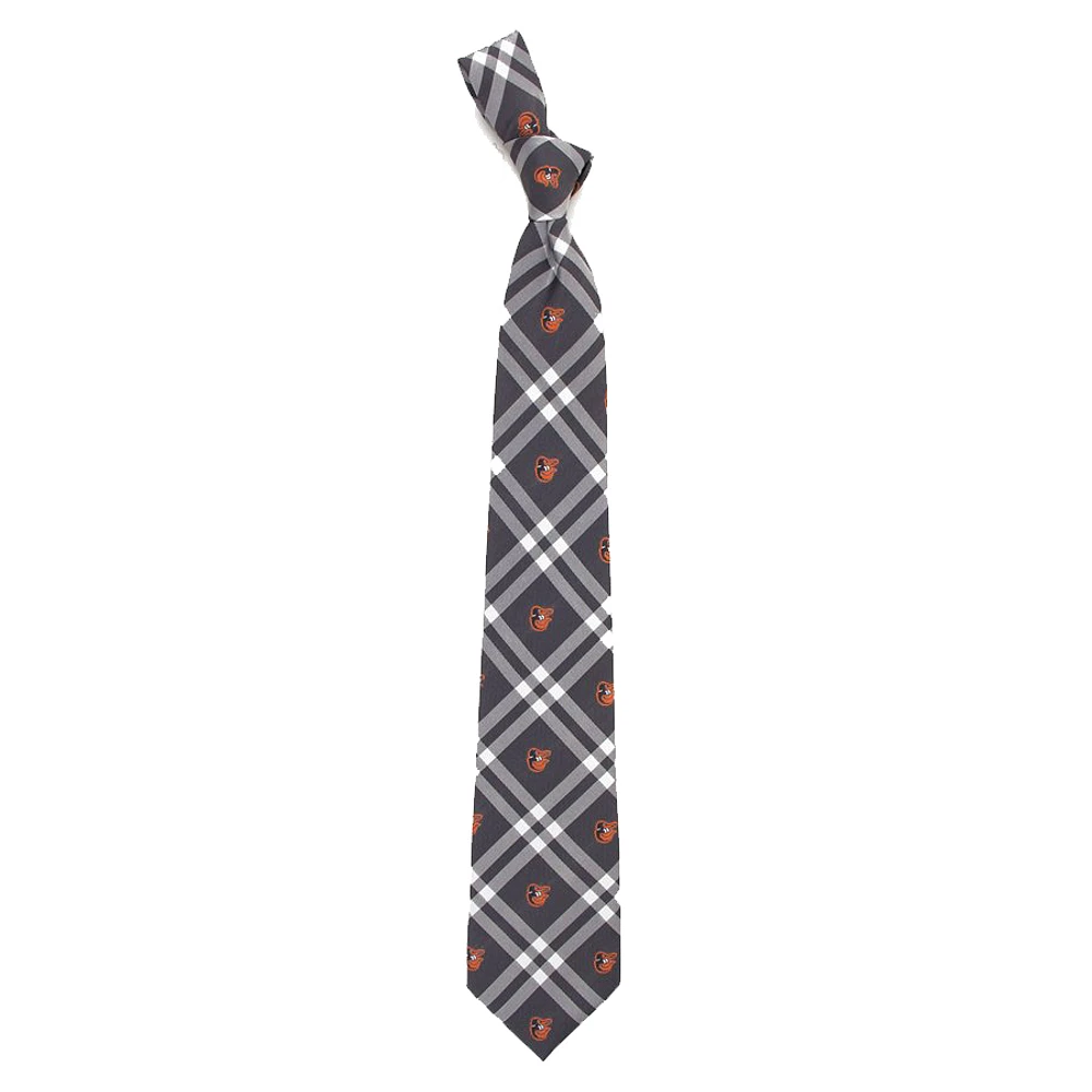 Men's Black Baltimore Orioles Rhodes Tie