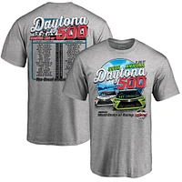 Men's Fanatics Gray 2017 Daytona 500 Lineup T-Shirt