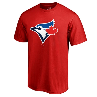 Men's Red Toronto Blue Jays Logo T-Shirt