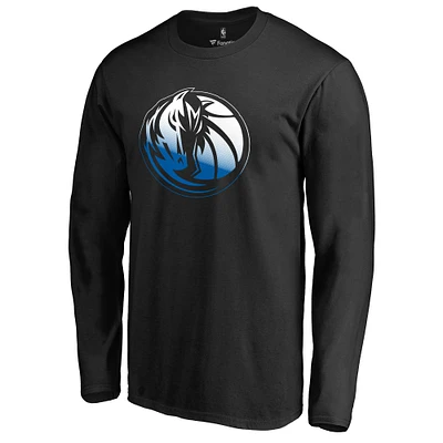 Men's Dallas Mavericks Gradient Logo Long Sleeve T-Shirt