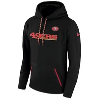 Men's Nike Black San Francisco 49ers Sideline Player Performance Pullover Hoodie