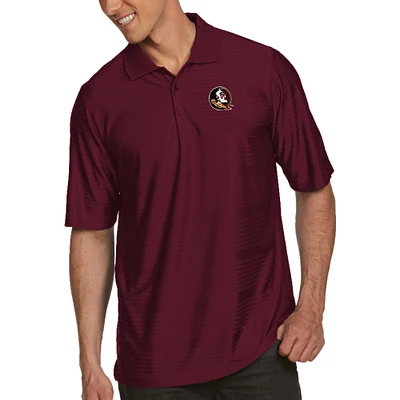 Men's Antigua Garnet Florida State Seminoles Collegiate Illusion Desert Dry X-tra Lite Polo