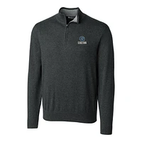 Men's Cutter & Buck Heather Charcoal Georgetown Hoyas Big & Tall Lakemont Half-Zip Jacket