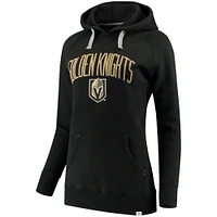 Women's Fanatics Black Vegas Golden Knights Indestructible Pullover Hoodie