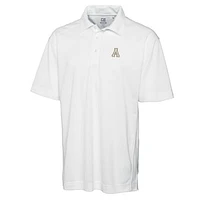 Men's Cutter & Buck White Appalachian State Mountaineers Big & Tall DryTec Genre Polo