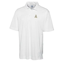 Men's Cutter & Buck White Appalachian State Mountaineers Big & Tall DryTec Genre Polo