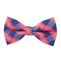 Men's Navy Ole Miss Rebels Check Bow Tie